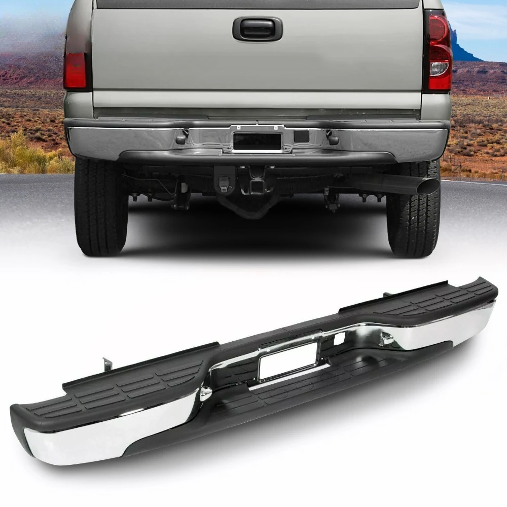 Chrome Rear Step Bumper Chevy Silverado 2500 HD 3500 For 1999-2007 Complete
Chrome Rear Step Bumper Chevy Silverado 2500 HD 3500 For 1999-2007 Complete