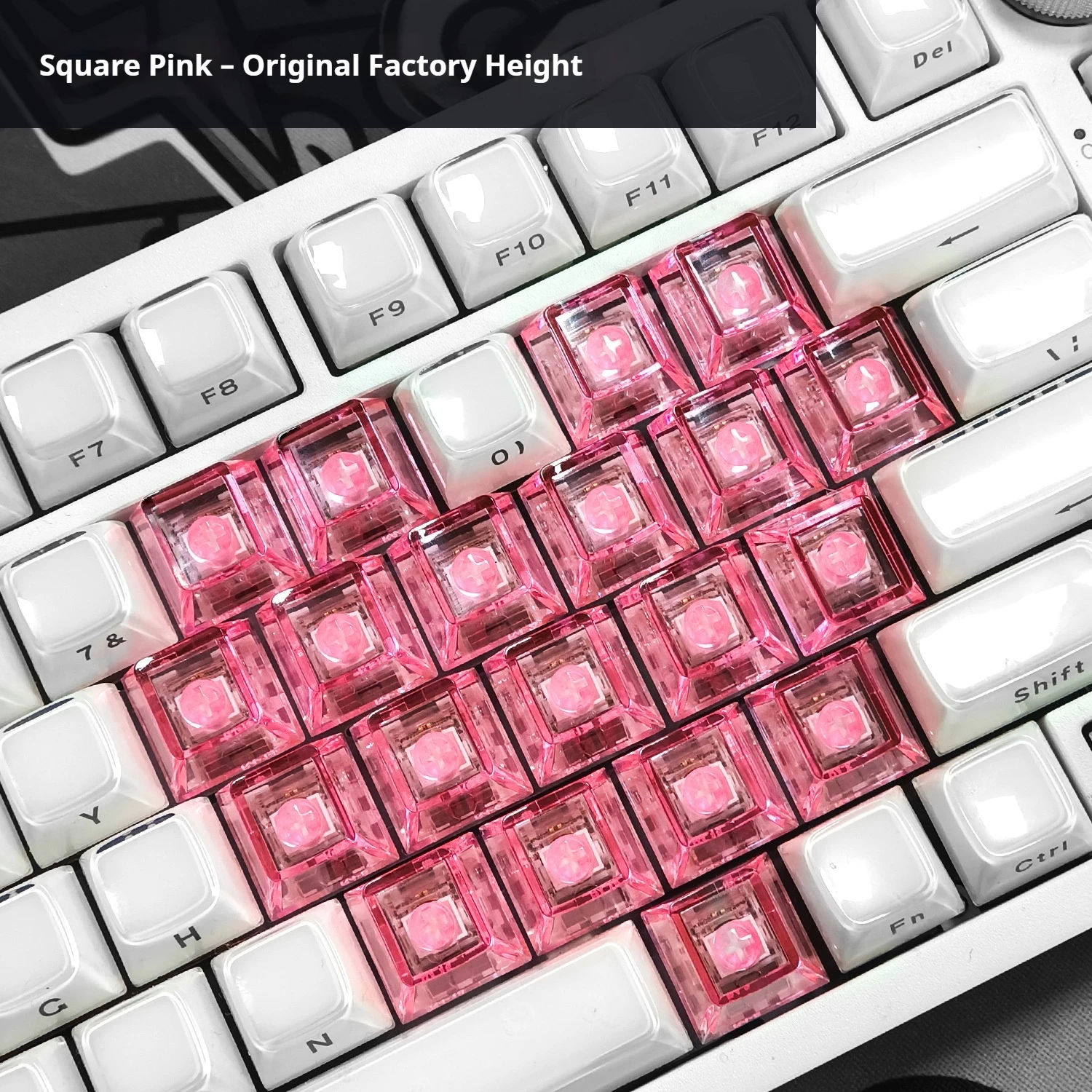 21-Key light-transmitting love keycaps Customized powder-transparent cute personalized adaptation magnetic axis keyboard font-fr
21-Key light-transmitting love keycaps Customized powder-transparent cute personalized adaptation magnetic axis keyboard font-fr
