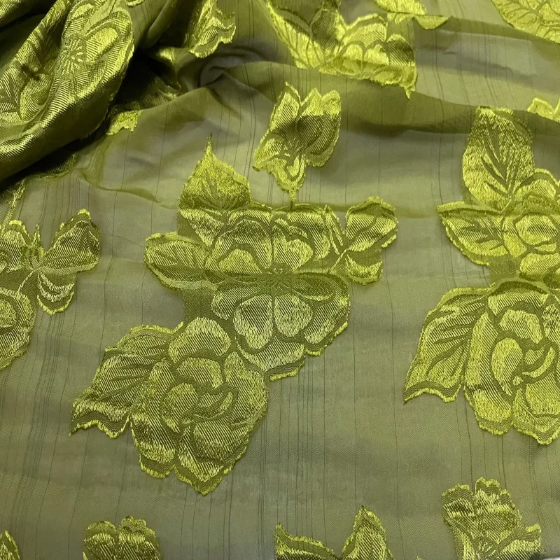 1meter Jacquard Chiffon Fabric Autumn Green Chinese Painting Print Lightweight Spring Summer for Dress DIY Sewing Accessories
1meter Jacquard Chiffon Fabric Autumn Green Chinese Painting Print Lightweight Spring Summer for Dress DIY Sewing Accessories