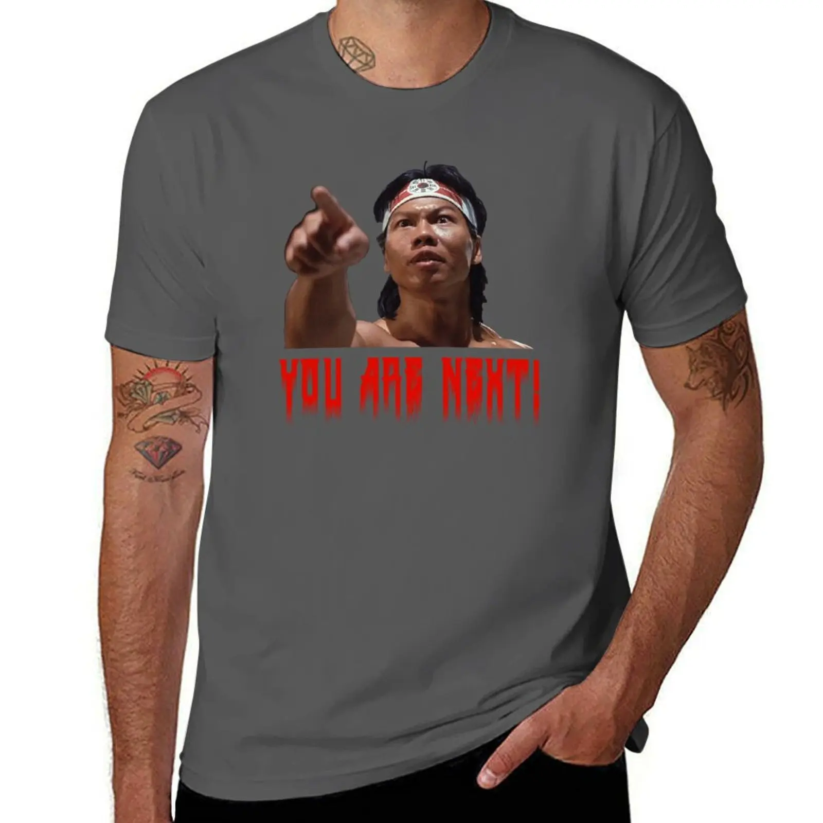 Bloodsport, Chong Are You Li-Bolo Yeung Next! T-Shirt Festival Casual Short Sleeve
Bloodsport, Chong Are You Li-Bolo Yeung Next! T-Shirt Festival Casual Short Sleeve