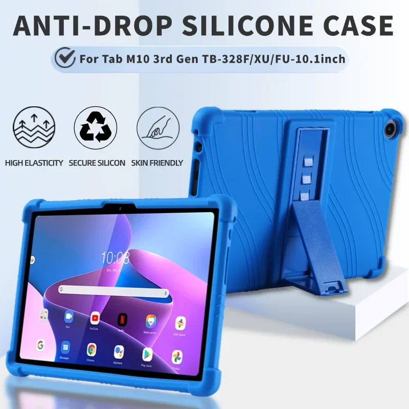 Silicone Airbags Shockproof Cover For Lenovo Tab M10 3rd Gen (2022) TB328FU TB328XU 10.1" Tablet Case Adjustable Stand Funda
Silicone Airbags Shockproof Cover For Lenovo Tab M10 3rd Gen (2022) TB328FU TB328XU 10.1" Tablet Case Adjustable Stand Funda