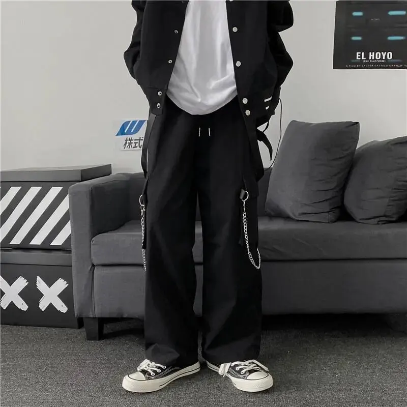 Plus Size S-3XL Men Joggers Pants Spring Autumn Fashion Casual Muti Pocket Slim Loose Wide Leg Long Street Wear Harajuku Goth
Plus Size S-3XL Men Joggers Pants Spring Autumn Fashion Casual Muti Pocket Slim Loose Wide Leg Long Street Wear Harajuku Goth