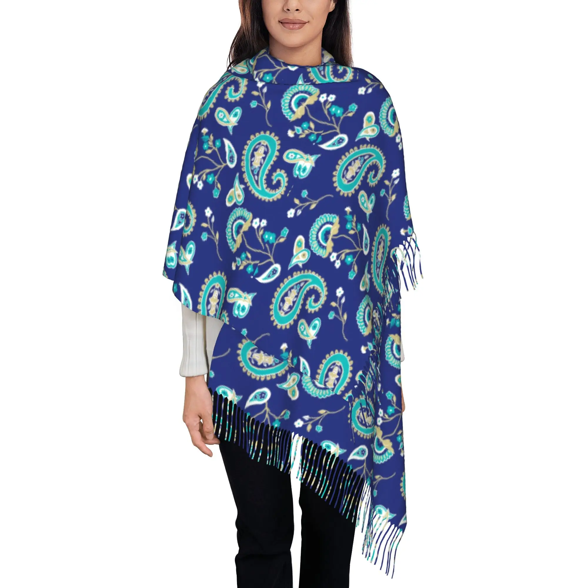 Custom Print Blue Bandana Paisley Print Scarf Women Men Winter Warm Scarves Shawls Wraps
Custom Print Blue Bandana Paisley Print Scarf Women Men Winter Warm Scarves Shawls Wraps