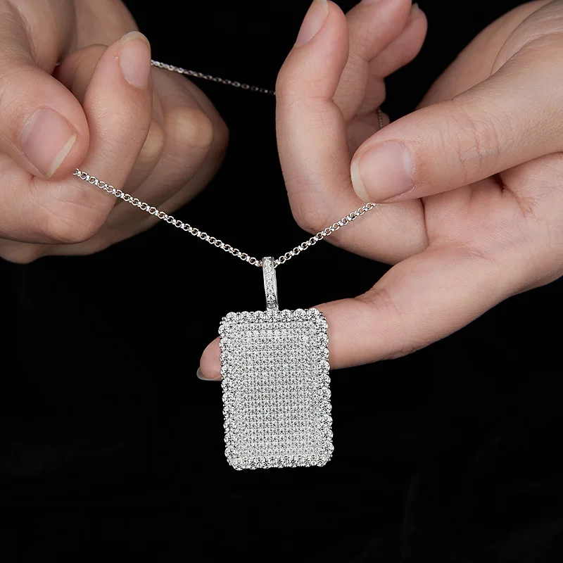 Hip hop style full diamond D-color VVS moissanite diamond necklace, second pass diamond pen, rapper, same pendant, trendy accessories, wedding engagement accessories, Valentine's Day/commemorative gifts, birthday gifts, anniversary gifts
Hip hop style full diamond D-color VVS moissanite diamond necklace, second pass diamond pen, rapper, same pendant, trendy accessories, wedding engagement accessories, Valentine's Day/commemorative gifts, birthday gifts, anniversary gifts
