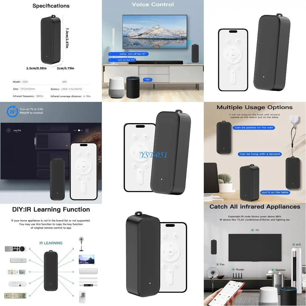 E15A Intelligent WIFI Home Remote Controller Replacement for Home Automation Enduring
E15A Intelligent WIFI Home Remote Controller Replacement for Home Automation Enduring