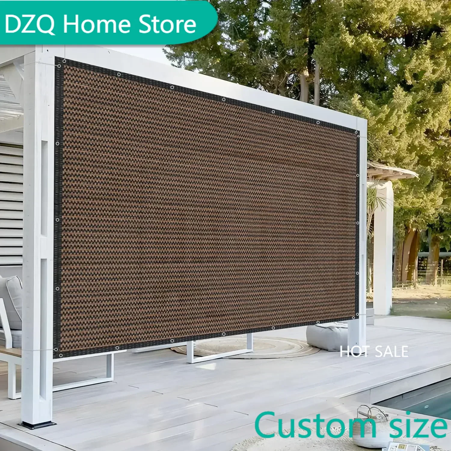 Privacy Screen Fence for Outdoor Patio Garden, 200G, Heavy Duty Sun Protection, Pergola Shade Cover, Windscreen, Custom Size
Privacy Screen Fence for Outdoor Patio Garden, 200G, Heavy Duty Sun Protection, Pergola Shade Cover, Windscreen, Custom Size