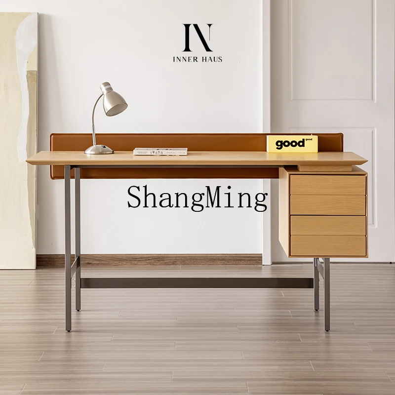 PYH minimalist solid wood desk light luxury modern high-end home computer desk workbench
PYH minimalist solid wood desk light luxury modern high-end home computer desk workbench