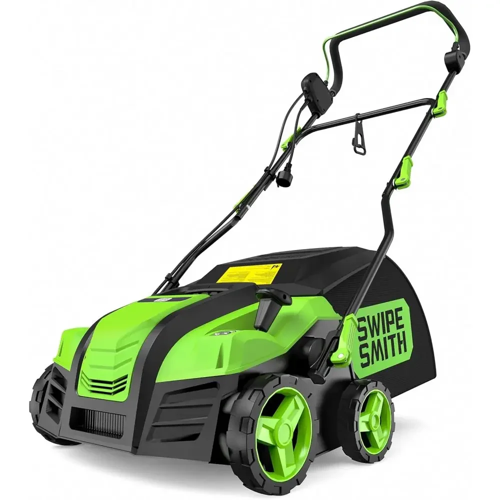 1800W 16 Electric Lawn Sweeper with 45L Detachable Leaf Bag and Powerful Yard Brush
1800W 16 Electric Lawn Sweeper with 45L Detachable Leaf Bag and Powerful Yard Brush