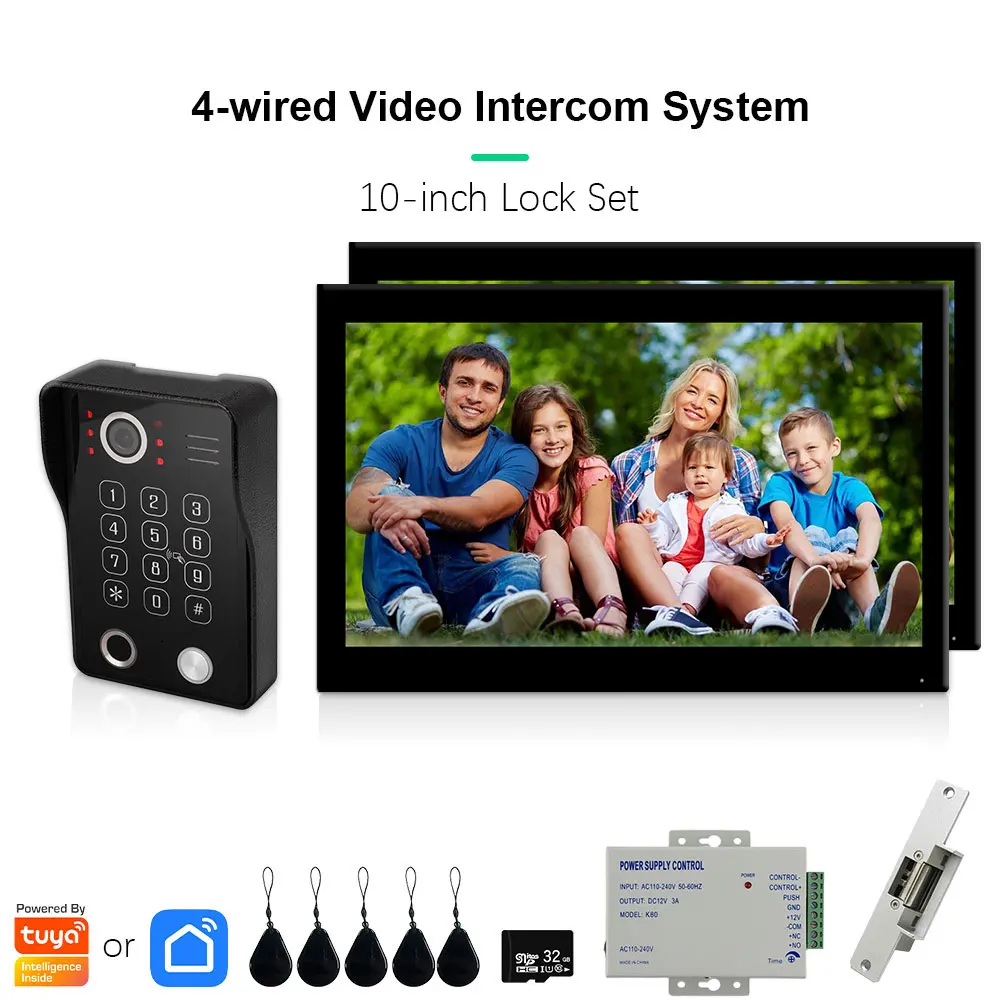 Tuya Smart 1080P Wi-Fi дверной звонок видеодомофон для домашней безопасности защитный набор отпечатков пальцев 5в1 разблокировка
Tuya Smart 1080P Wi-Fi дверной звонок видеодомофон для домашней безопасности защитный набор отпечатков пальцев 5в1 разблокировка