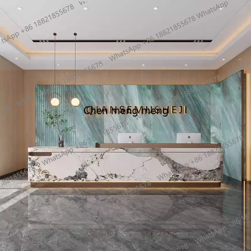 Stands Store Reception Desks Elegant Welcome Industrial Quality Reception Desks Promotion Drawers Mostrador Recepcion Furniture
Stands Store Reception Desks Elegant Welcome Industrial Quality Reception Desks Promotion Drawers Mostrador Recepcion Furniture