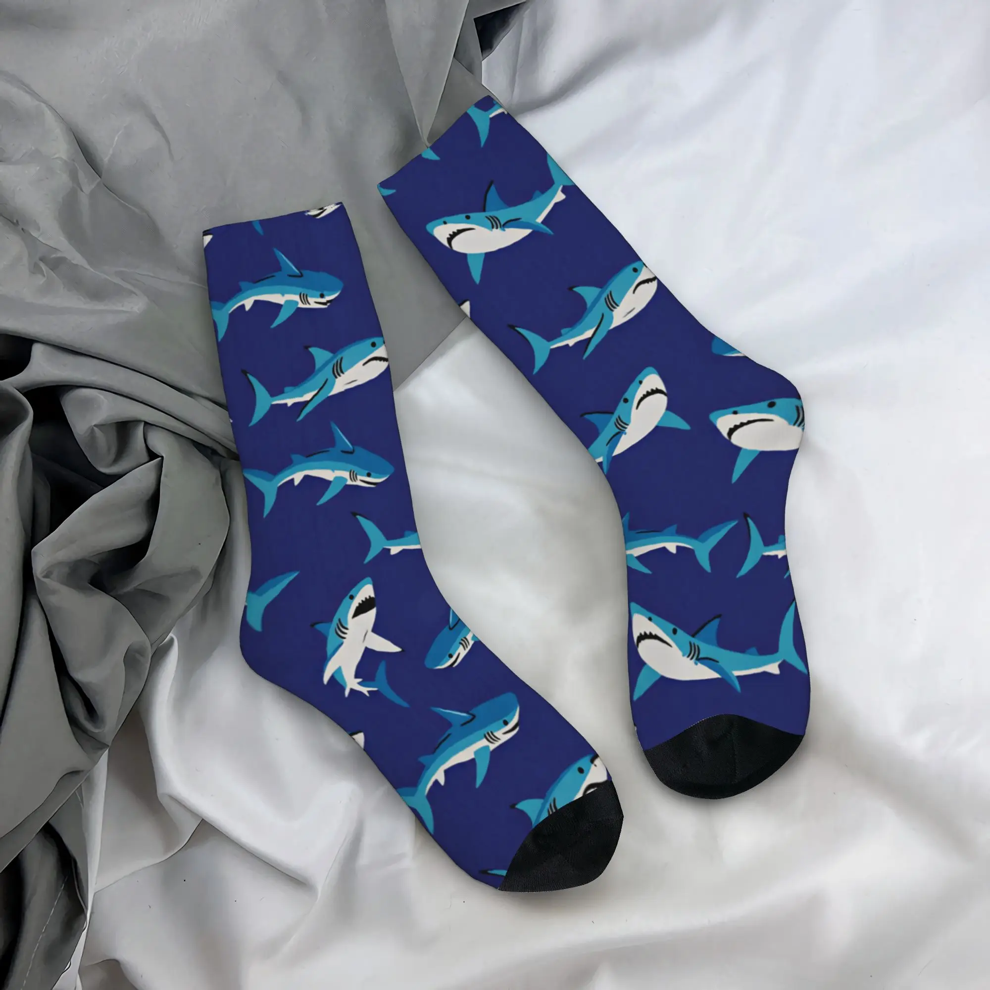 Men's Socks Cartoon Shark Seamless Pattern Stockings Anti Slip Warm Soft Socks Autumn Gothic Printed Running Sports Socks
Men's Socks Cartoon Shark Seamless Pattern Stockings Anti Slip Warm Soft Socks Autumn Gothic Printed Running Sports Socks