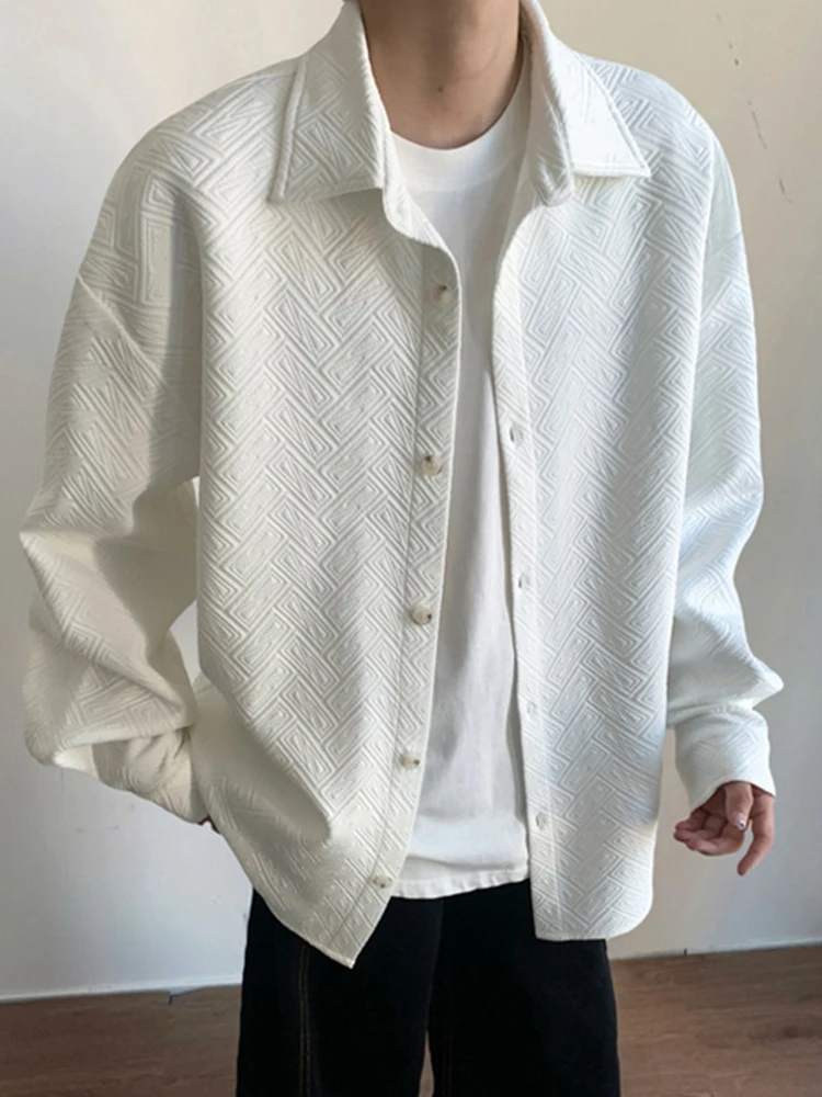 Spring Autumn Fashion Men's Shirts Vintage Turn-down Collar Button-up Long Sleeve Shirt Streetwear Casual Jacquard Cardigans
Spring Autumn Fashion Men's Shirts Vintage Turn-down Collar Button-up Long Sleeve Shirt Streetwear Casual Jacquard Cardigans
