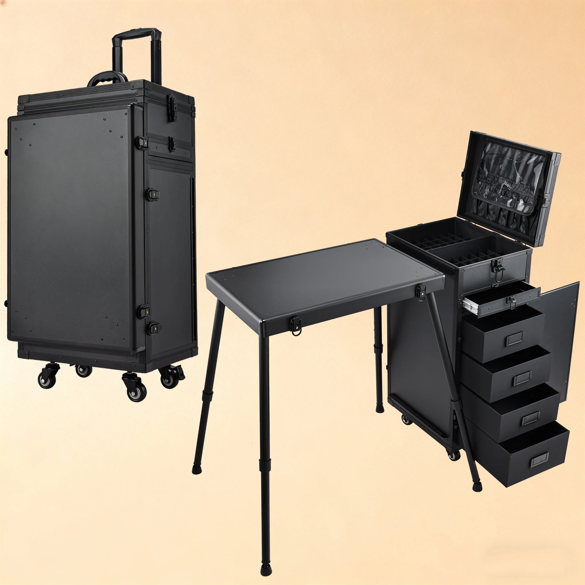 Маникюрный столик на колесиках, 5-ядвижная тележка для макияжа, складной стол для ногтей, косметичка на колесах, косметический столик для ногтей, рабочая станция, мобильная
Маникюрный столик на колесиках, 5-ядвижная тележка для макияжа, складной стол для ногтей, косметичка на колесах, косметический столик для ногтей, рабочая станция, мобильная