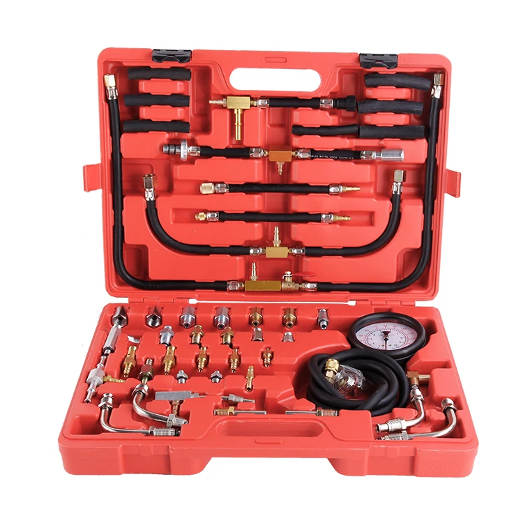 Fuel Injection Pressure Tester Gauge Kit 0-140 PSI/ 10 bar Scale Dual Dial for Accurate Reading
Fuel Injection Pressure Tester Gauge Kit 0-140 PSI/ 10 bar Scale Dual Dial for Accurate Reading