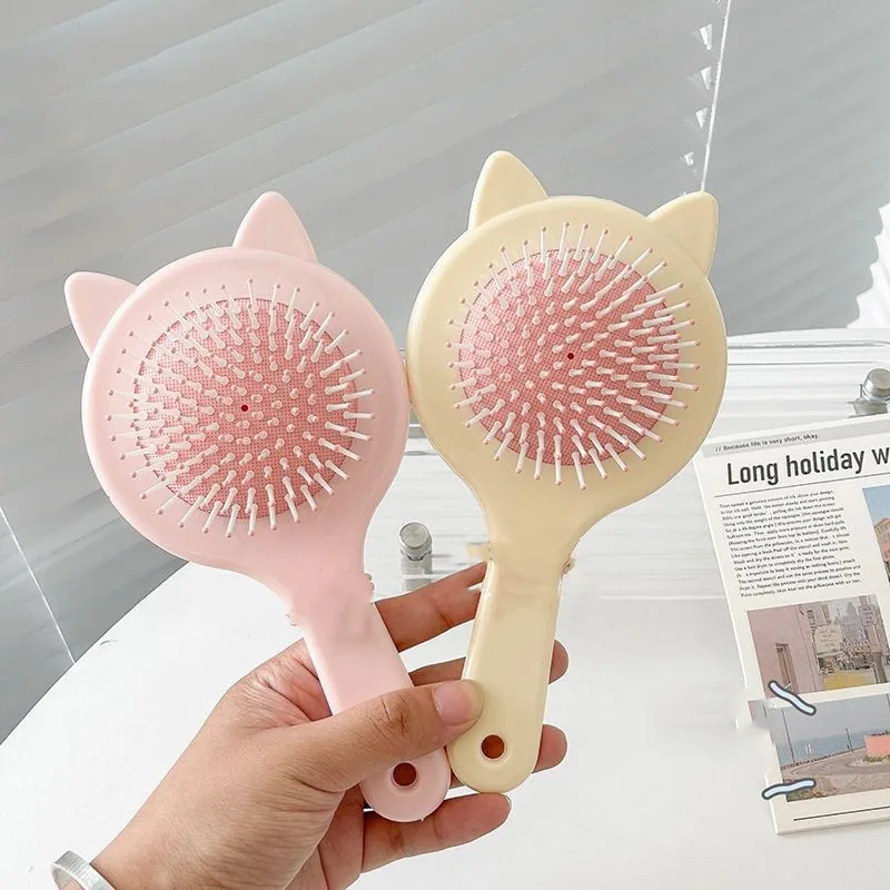 Women Korean Cute Candy Cat Ear Anti-screw Styling Hair Brush Baby Untangling Air Cushion Massage Makeup Comb Health Care Tools
Women Korean Cute Candy Cat Ear Anti-screw Styling Hair Brush Baby Untangling Air Cushion Massage Makeup Comb Health Care Tools