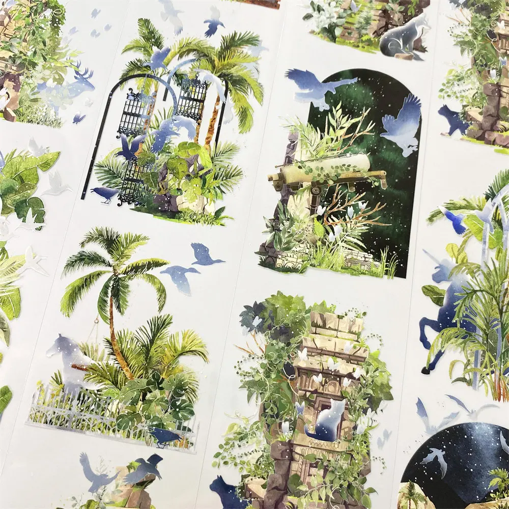 Pet Washi Tape O56 Discarded Forest MOODTAPE Green Ancient Style Scrapbook Decoration Sticker Collage
Pet Washi Tape O56 Discarded Forest MOODTAPE Green Ancient Style Scrapbook Decoration Sticker Collage