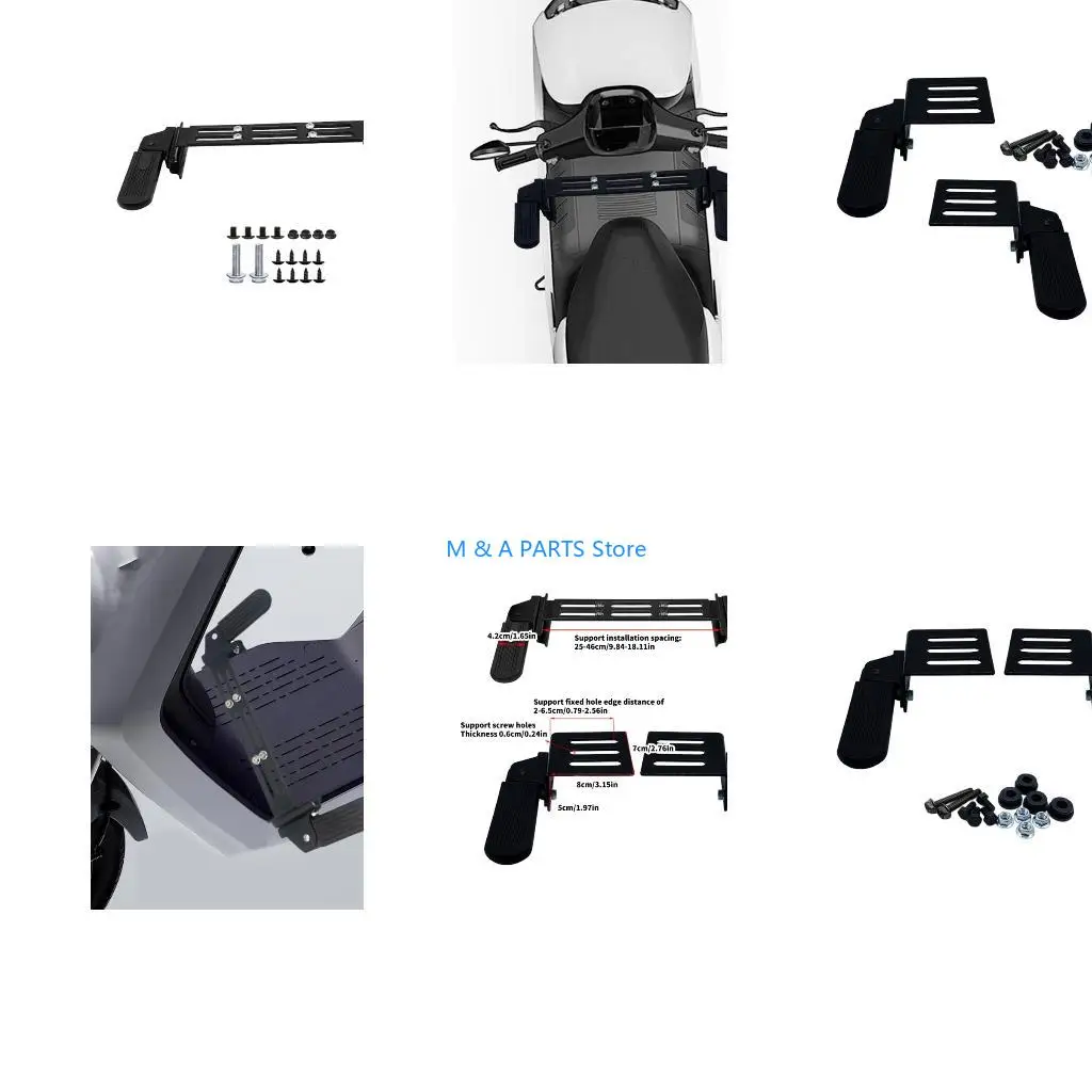 U1JF Electric Scooter Anti Slip Folding Footrest Replacement Front Pedals Steel Foldable Footpegs for Electric Bike
U1JF Electric Scooter Anti Slip Folding Footrest Replacement Front Pedals Steel Foldable Footpegs for Electric Bike