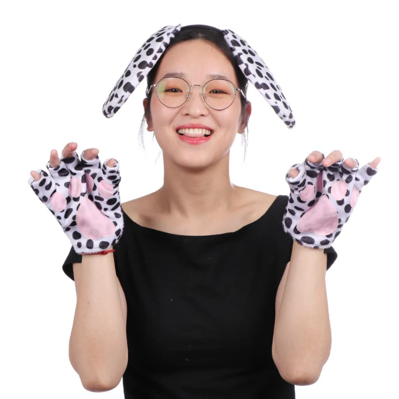 Dog's Claws and Ears Shaped Headband Cosplay Items Sets Halloween Birthday Party Use Cloth 3pcs Child Playing Photobooth Props
Dog's Claws and Ears Shaped Headband Cosplay Items Sets Halloween Birthday Party Use Cloth 3pcs Child Playing Photobooth Props