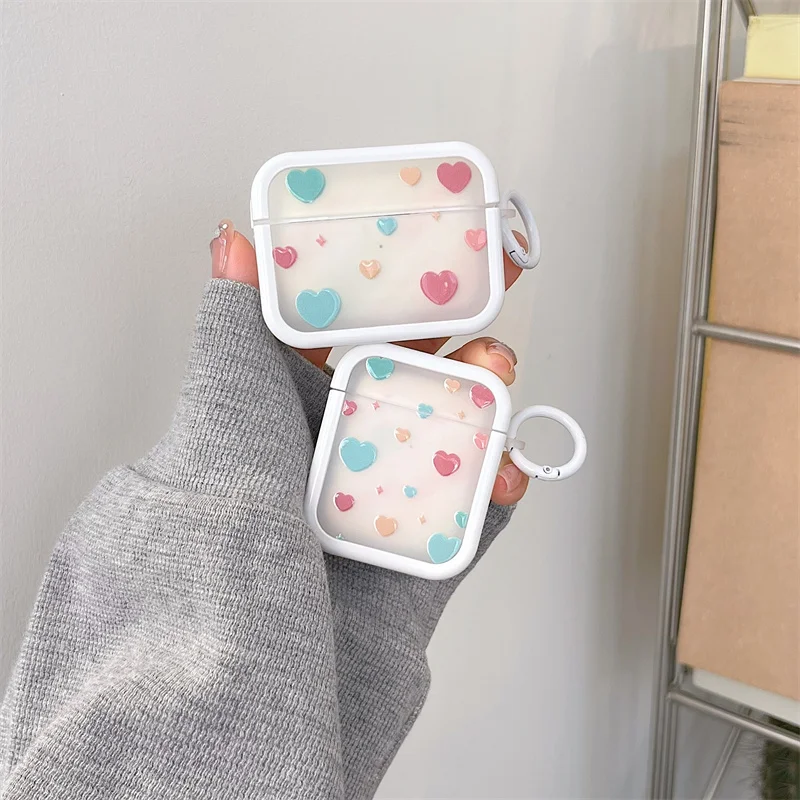 Simple color heart shape Earphone Case For Airpods 4 3 2 1 Pro Cover with Charm Silicone Headphone Charging Cases For Airpods 4
Simple color heart shape Earphone Case For Airpods 4 3 2 1 Pro Cover with Charm Silicone Headphone Charging Cases For Airpods 4