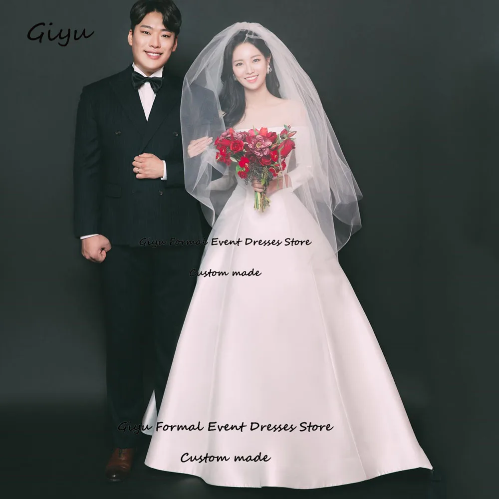 Giyu Simple A-line Korea Wedding Dress Photo Shoot One Line Collar Floor-Length Vestidos Novias Boda 2024 Bridal Gown
Giyu Simple A-line Korea Wedding Dress Photo Shoot One Line Collar Floor-Length Vestidos Novias Boda 2024 Bridal Gown