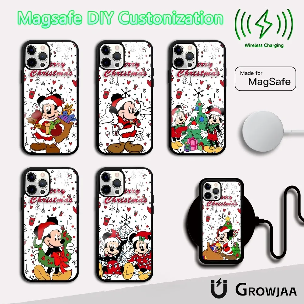 Mickey Mouse Christmas Phone Case For IPhone 16 15 14 13 12 11 Pro Max Plus Mini Magsafe Mirror Wireless Magnetic Cover
Mickey Mouse Christmas Phone Case For IPhone 16 15 14 13 12 11 Pro Max Plus Mini Magsafe Mirror Wireless Magnetic Cover