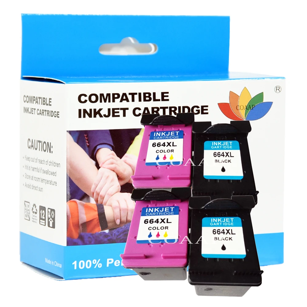 COAAP 664 XL 664XL Premium Remanufactured Color Ink for HP664 for HP DeskJet Ink Advantage 1115 2675 5000 5200 2138 3635 Printer
COAAP 664 XL 664XL Premium Remanufactured Color Ink for HP664 for HP DeskJet Ink Advantage 1115 2675 5000 5200 2138 3635 Printer