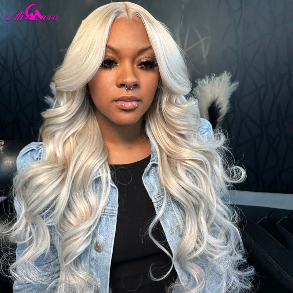 Silvery White Body Wave Human Hair Wig 13x4 Transparent Lace Frontal Wigs 613 Human Hair Lace Front Wigs Pre Plucked
Silvery White Body Wave Human Hair Wig 13x4 Transparent Lace Frontal Wigs 613 Human Hair Lace Front Wigs Pre Plucked