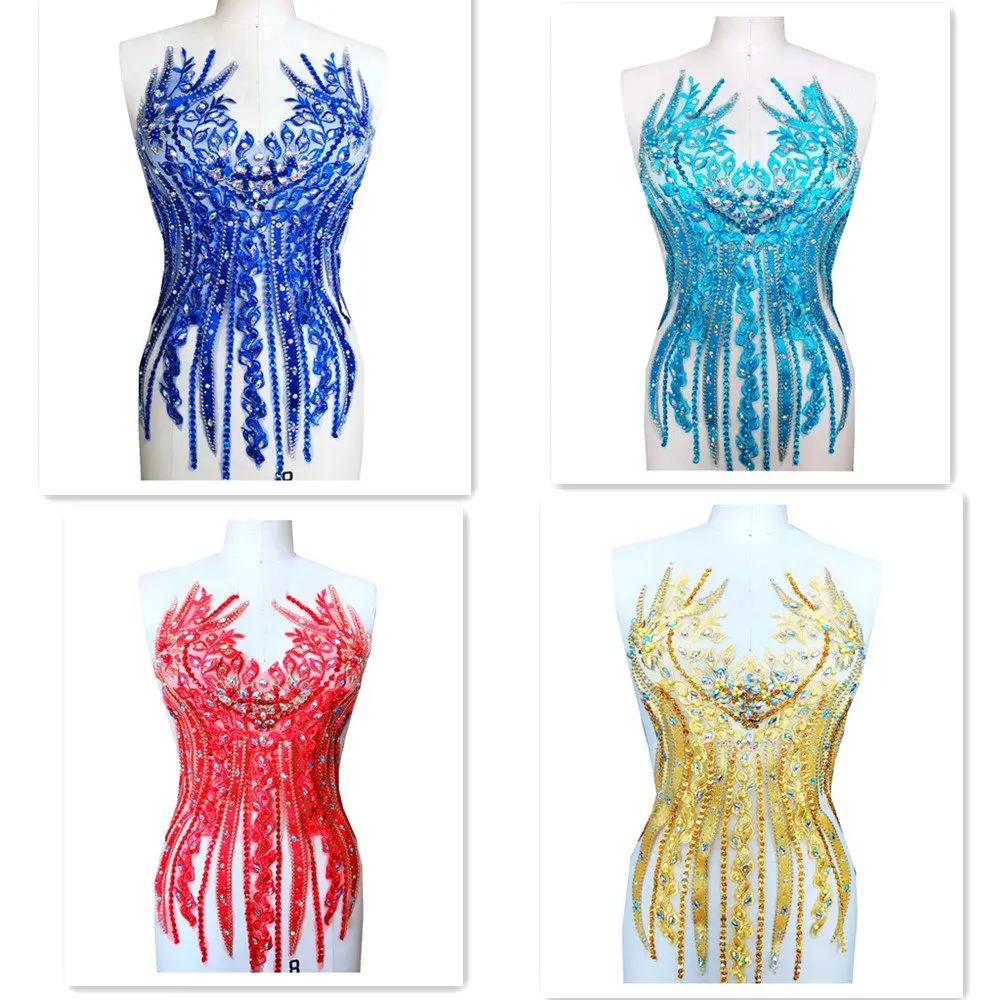 Luxury Beaded Lace Trim Heavy Hotfix Multicolor Rhinestones Stage Costumes Pageant Evening Dress Accessories
Luxury Beaded Lace Trim Heavy Hotfix Multicolor Rhinestones Stage Costumes Pageant Evening Dress Accessories