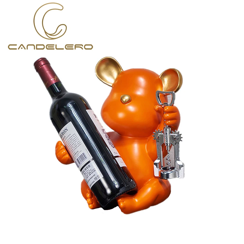 Wine Rack Freestanding Display Creative Resin Crafts Home Kitchen Bar Cabinets Wine Stand Holder Shelf Cute Violent Bear Modern
Wine Rack Freestanding Display Creative Resin Crafts Home Kitchen Bar Cabinets Wine Stand Holder Shelf Cute Violent Bear Modern