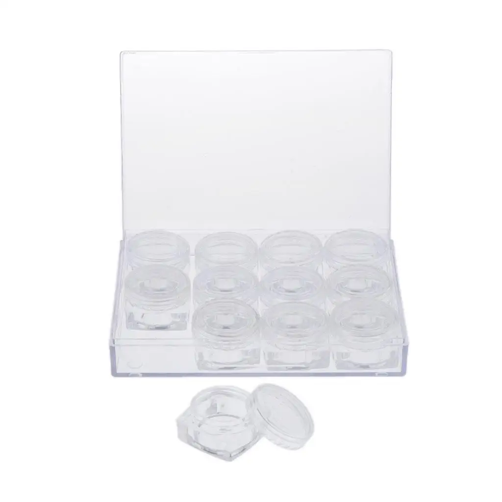 12 Pieces Clear Storage Boxes Jewelry Nail Art Beads Pills Small Item Cases
12 Pieces Clear Storage Boxes Jewelry Nail Art Beads Pills Small Item Cases
