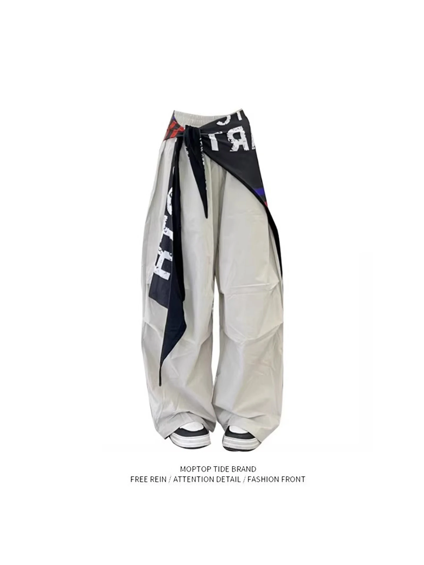 Retro American Summer Loose Pleated Skirt Parachute Pants Women Wide Leg Knife Blade Jazz Dance Workwear Dancing Trousers
Retro American Summer Loose Pleated Skirt Parachute Pants Women Wide Leg Knife Blade Jazz Dance Workwear Dancing Trousers