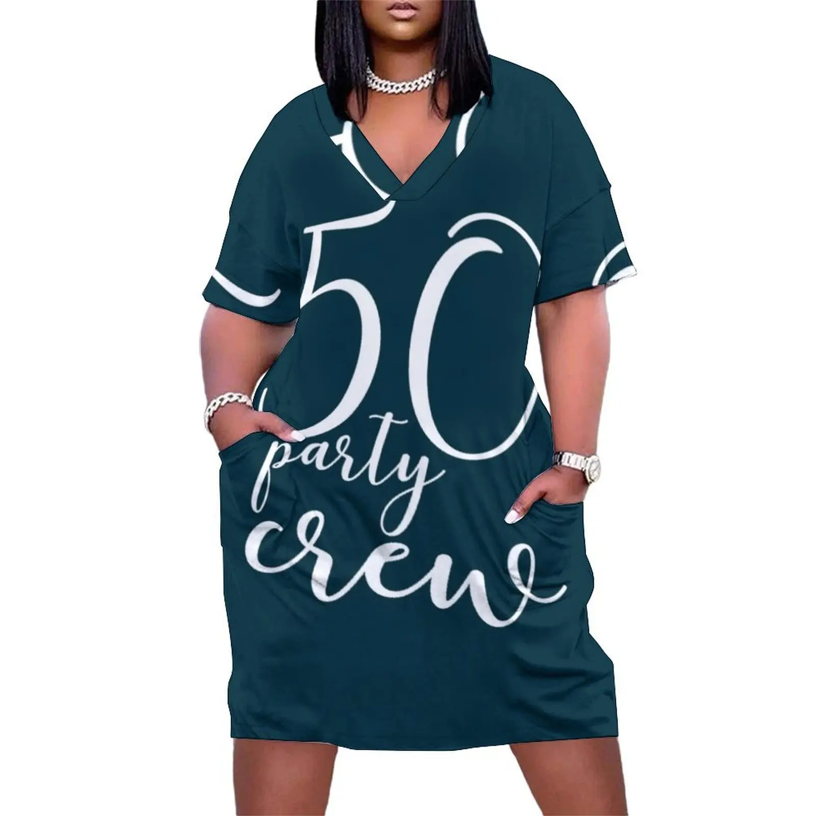 50th birthday, party crew T-Shirt Loose Pocket Dress dresses for women Women's dress dresses for womens evening dress women
50th birthday, party crew T-Shirt Loose Pocket Dress dresses for women Women's dress dresses for womens evening dress women