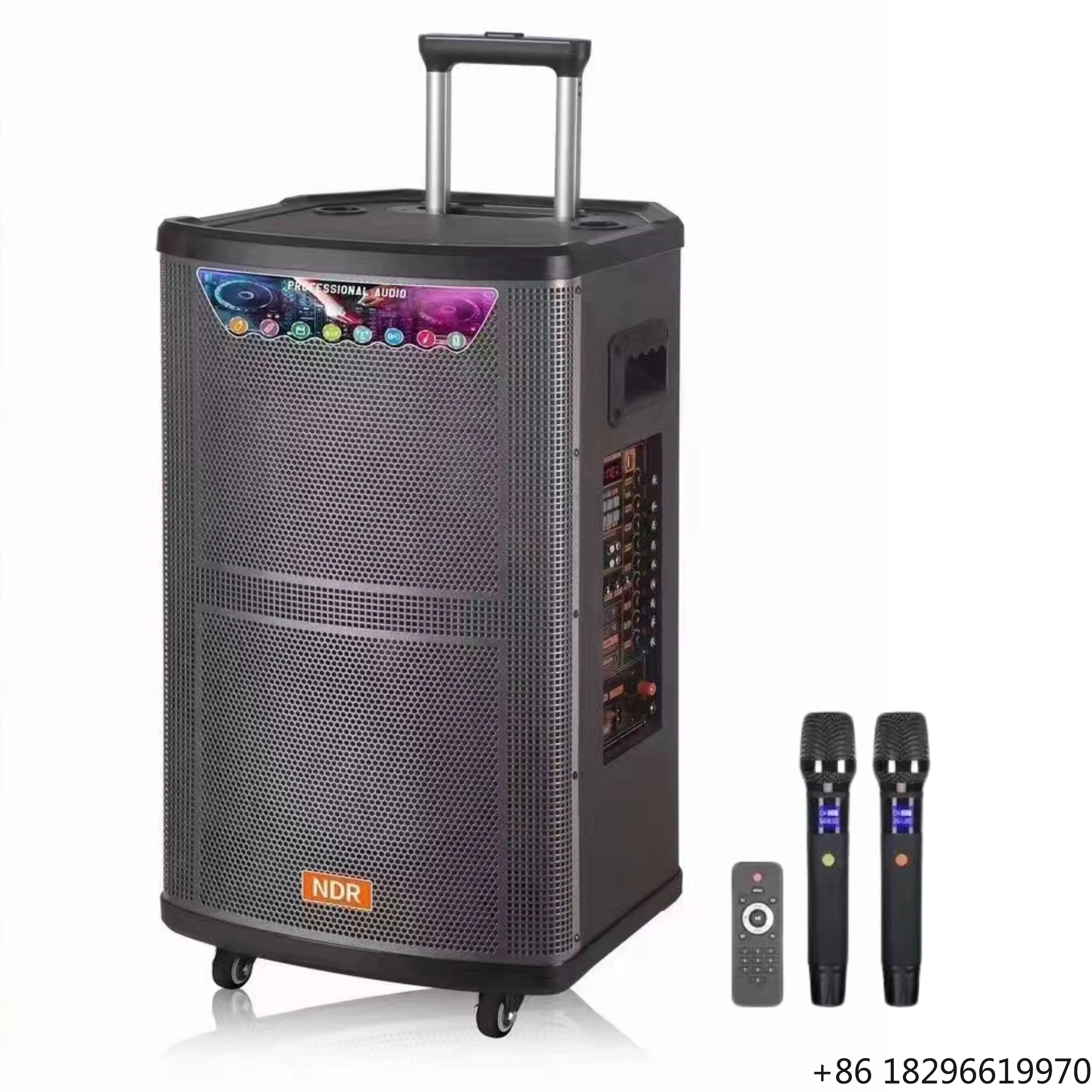 15 Inch BT Stereo HIFI Wooden Karaoke Trolley Speaker High Power Subwoofer With Mic Party Stage Outdoor Rechargeable Audio
15 Inch BT Stereo HIFI Wooden Karaoke Trolley Speaker High Power Subwoofer With Mic Party Stage Outdoor Rechargeable Audio