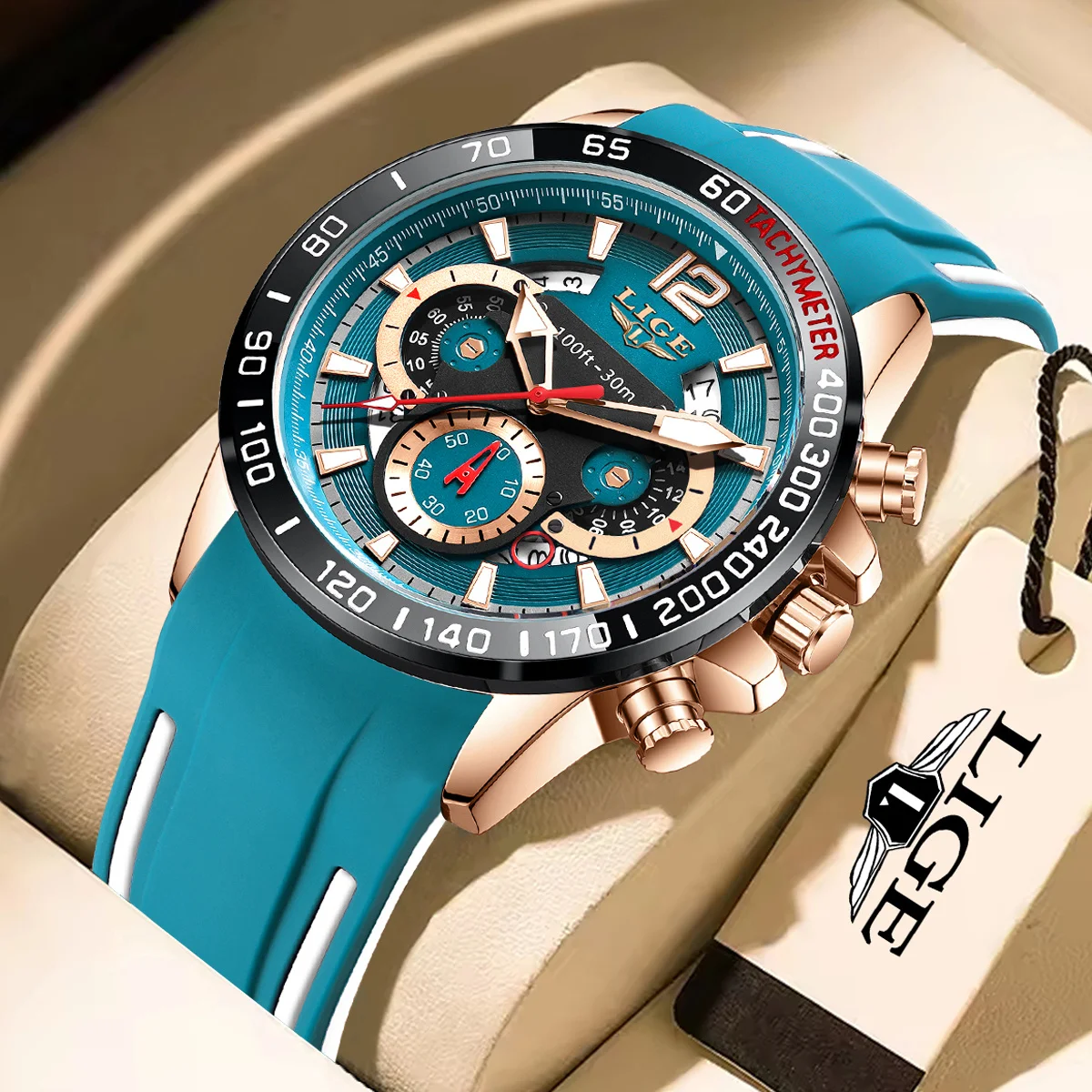 LIGE Military Watch Sport Soft Silicone Waterproof Luminous Mens Quartz Wristwatches Fashion Chronograph Calendar Watch For Man
LIGE Military Watch Sport Soft Silicone Waterproof Luminous Mens Quartz Wristwatches Fashion Chronograph Calendar Watch For Man