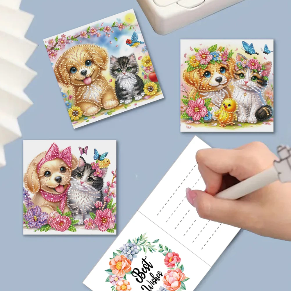 6Pcs DIY Diamond Painting Greeting Card Set Diamond Art Greeting Cards Birthday Gift for Friend
6Pcs DIY Diamond Painting Greeting Card Set Diamond Art Greeting Cards Birthday Gift for Friend