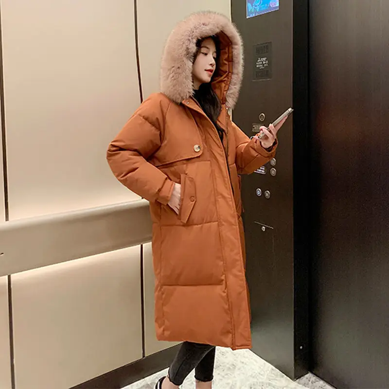 Women's Cotton Coat Mid-length Student Slimming Petite Winter Outerwear Women's Cotton Coat Below The Knee Bread Coat Parkas
Women's Cotton Coat Mid-length Student Slimming Petite Winter Outerwear Women's Cotton Coat Below The Knee Bread Coat Parkas
