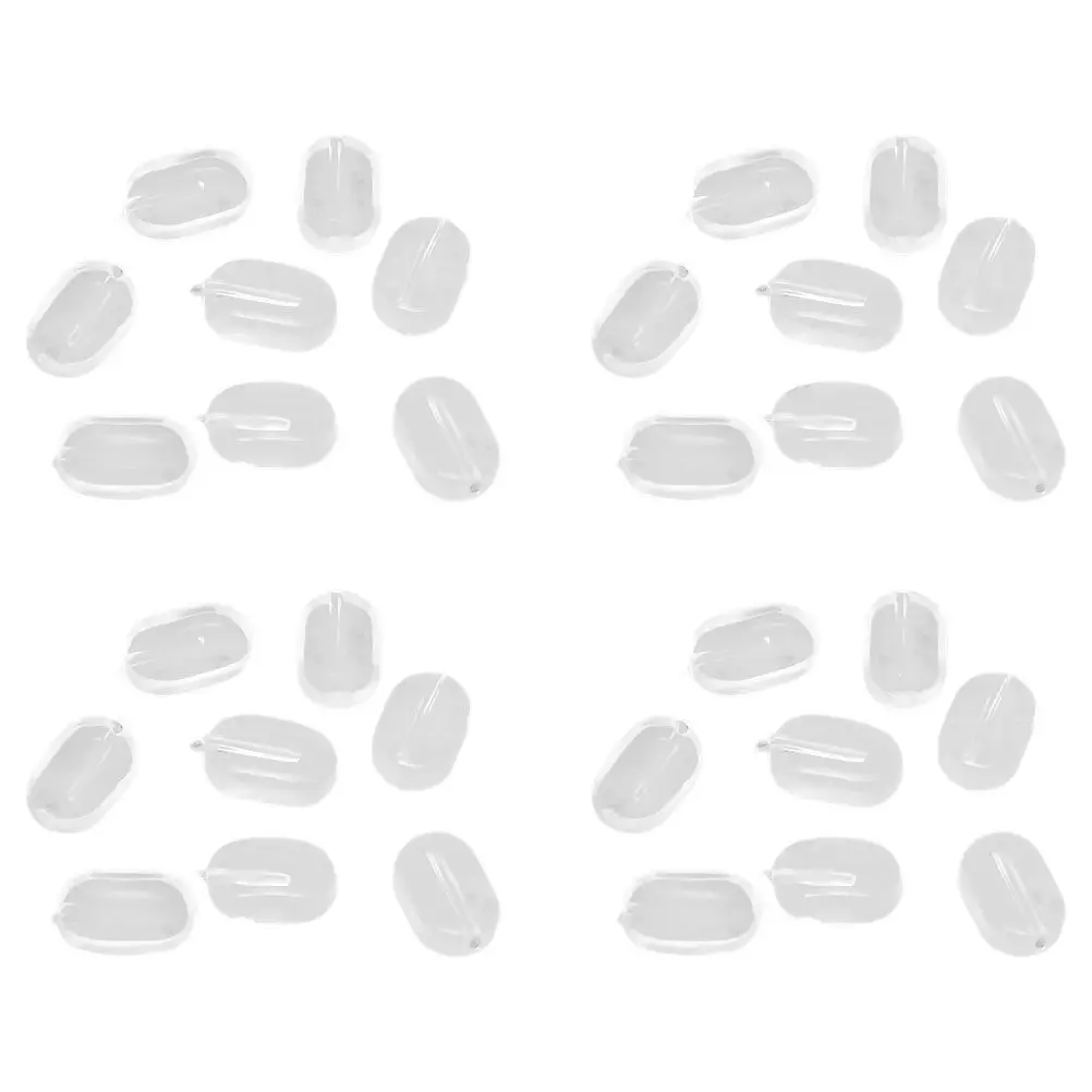 20 пар силиконовых накладок на нос для очков, противоскользящие, сменные, для оптических оправ, аксессуары для очков
20 пар силиконовых накладок на нос для очков, противоскользящие, сменные, для оптических оправ, аксессуары для очков