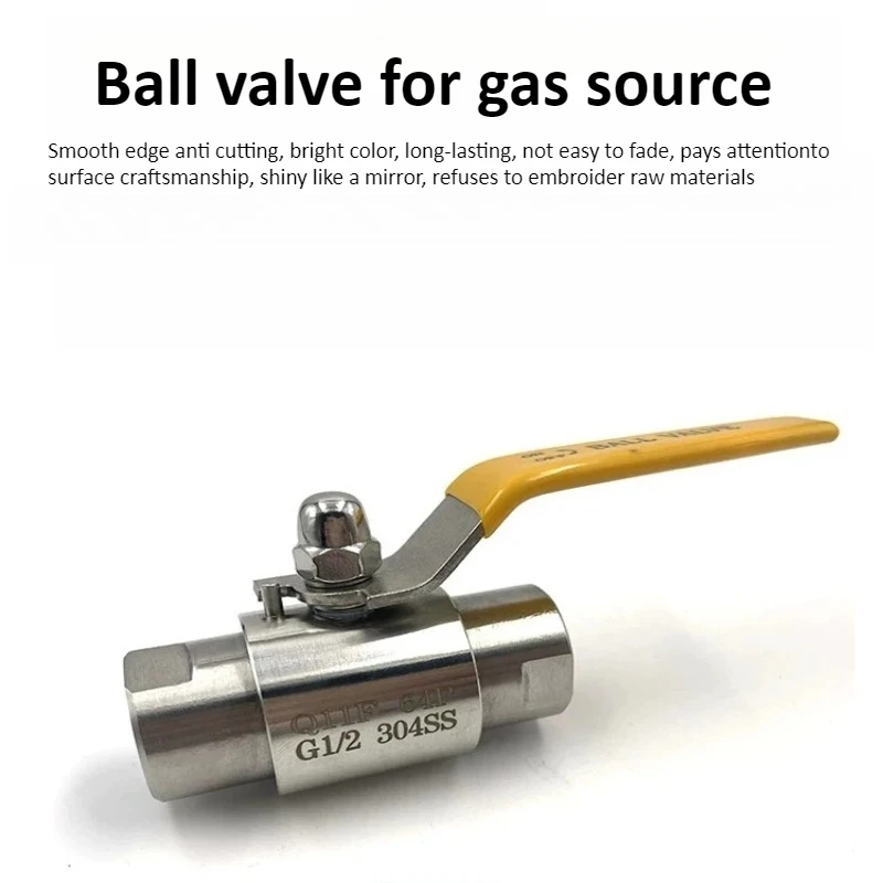 Ball Valve with Double Internal Thread 304 Stainless Steel 2 3 4 6 Points DN8 10 15 20 25 High Pressure Straight Through
Ball Valve with Double Internal Thread 304 Stainless Steel 2 3 4 6 Points DN8 10 15 20 25 High Pressure Straight Through