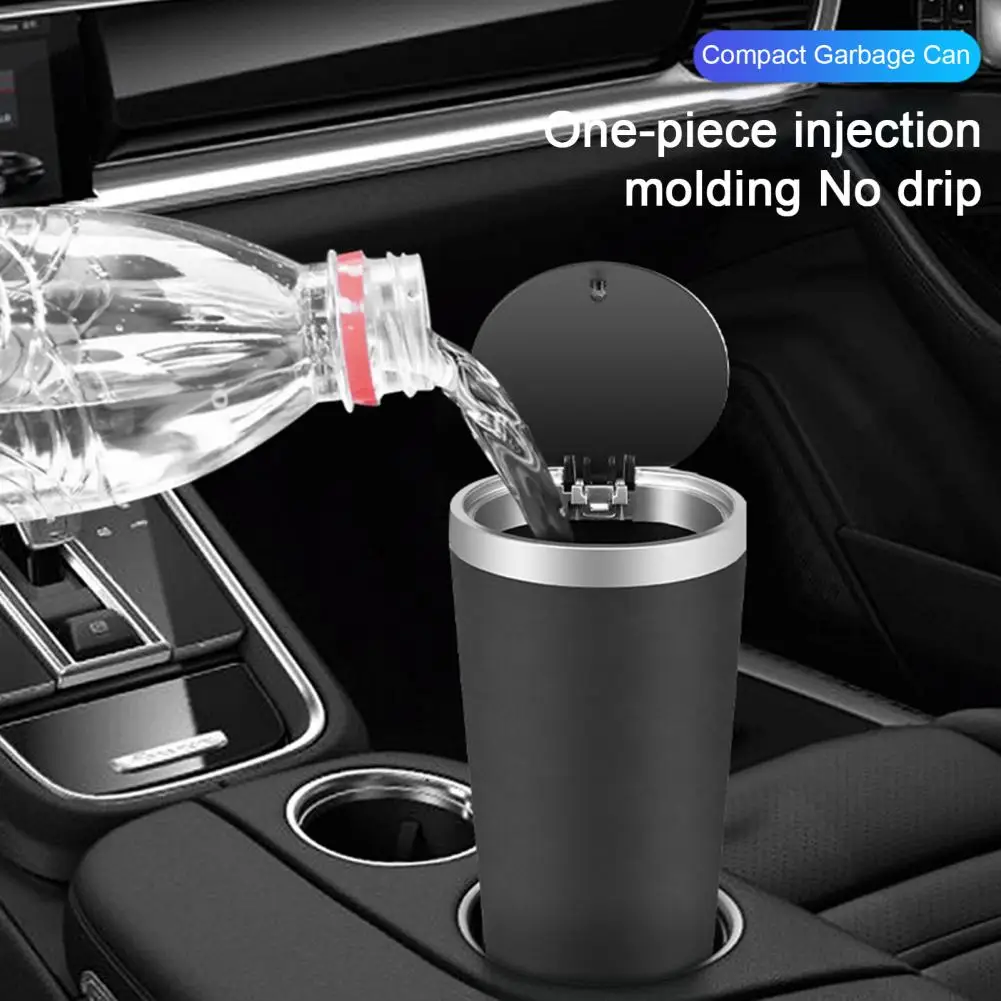 Garbage with One-handed Opening Waterproof Garbage Compact Car Trash Bin with Cup Holder Phone Storage for Vehicle for On-the-go
Garbage with One-handed Opening Waterproof Garbage Compact Car Trash Bin with Cup Holder Phone Storage for Vehicle for On-the-go