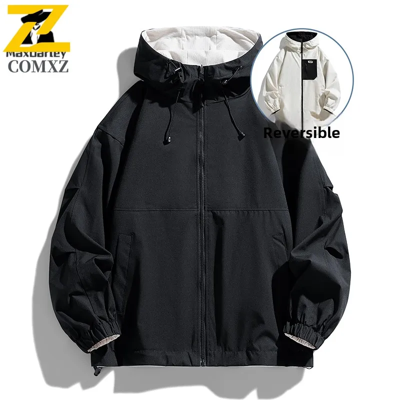 Men's Jacket with Corduroy Stripes Personalized Fashion Double-sided Wearable Windproof and Warm Top Street Travel Hooded Jacket
Men's Jacket with Corduroy Stripes Personalized Fashion Double-sided Wearable Windproof and Warm Top Street Travel Hooded Jacket