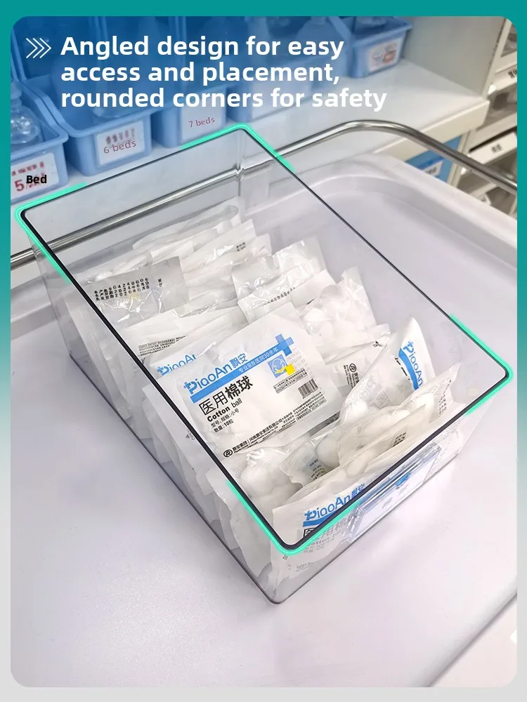 Siubang Medical Waste Organizer Box Inclined Mouth Treaent Room Clinic Storage Basket 6S Management Syringe Storage Case
Siubang Medical Waste Organizer Box Inclined Mouth Treaent Room Clinic Storage Basket 6S Management Syringe Storage Case