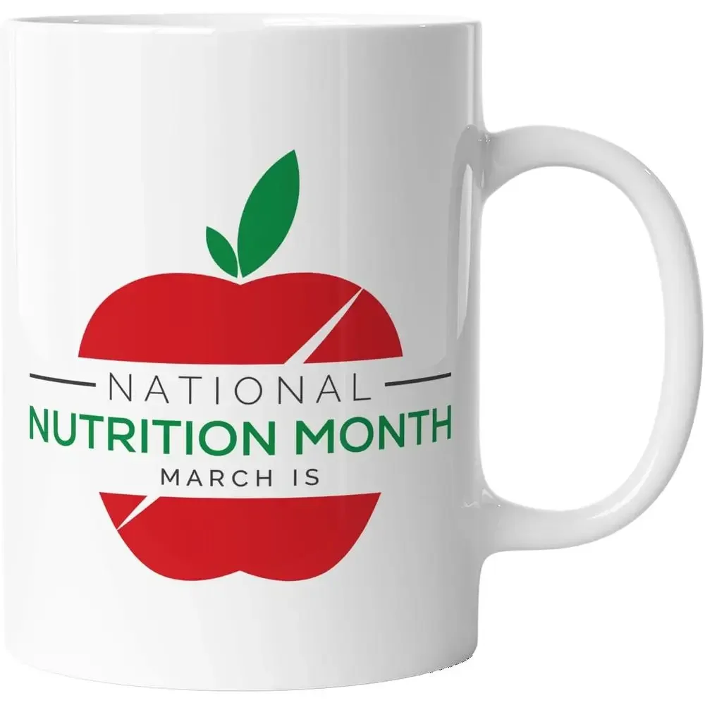 National Nutrition Month Celebration Mug Ceic 11 oz, Set o 12, March WellnGit or Dietitian Nutritionist care Oice Coee Cup Cup
National Nutrition Month Celebration Mug Ceic 11 oz, Set o 12, March WellnGit or Dietitian Nutritionist care Oice Coee Cup Cup