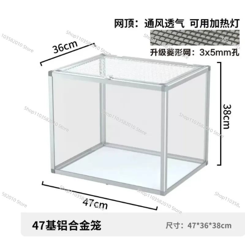 Acrylic Panoramic Pet Cage, Transparent Feeding Box & Habitat Villa for Small Animals, Clear Plastic Enclosure with Feeder
Acrylic Panoramic Pet Cage, Transparent Feeding Box & Habitat Villa for Small Animals, Clear Plastic Enclosure with Feeder