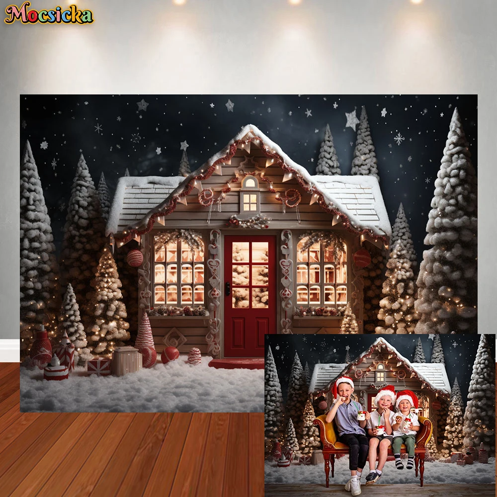 Mocsicka Christmas Holiday Park Backdrops Xmas Kids Photography Props Child Adult Photocall Snowflake Christmas Trees Background
Mocsicka Christmas Holiday Park Backdrops Xmas Kids Photography Props Child Adult Photocall Snowflake Christmas Trees Background