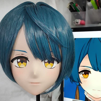 (GLA061)Customize Character Resin Half Head Japanese Animego Cosplay Crossdressing Doll Anime Kigurumi Mask With Eyes And Wig
(GLA061)Customize Character Resin Half Head Japanese Animego Cosplay Crossdressing Doll Anime Kigurumi Mask With Eyes And Wig