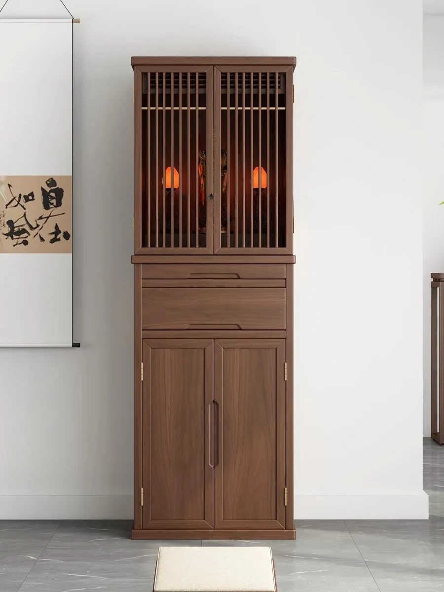 BXL black walnut casket new Chinese vertical cabinet Buddhist platform with glass Buddhist cabinet
BXL black walnut casket new Chinese vertical cabinet Buddhist platform with glass Buddhist cabinet
