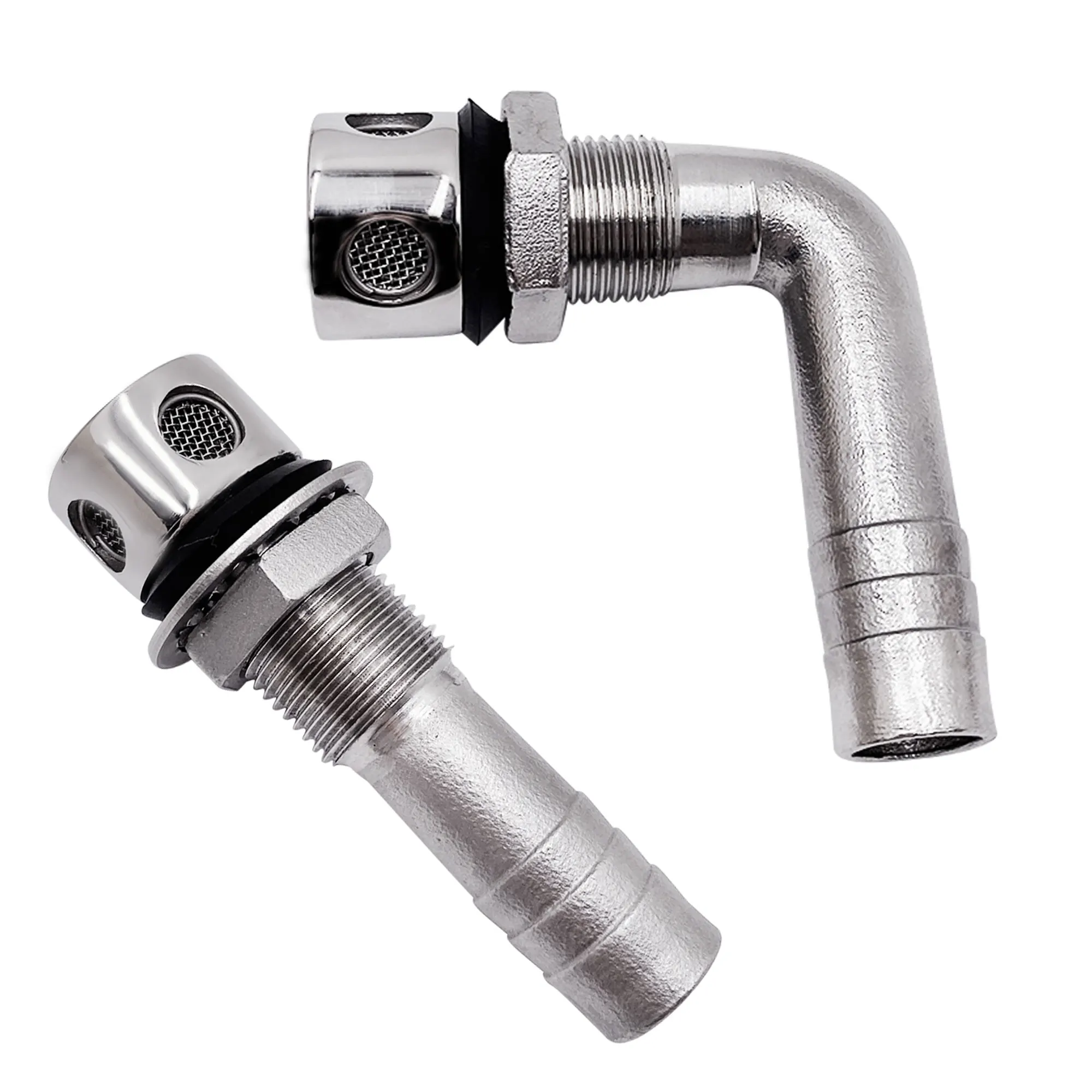 Boat Fuel Vent Marine Grade 316 Stainless Steel Fuel Gas Tank Vent Hardware with Gasket Flush Mount for 5/8" Hose
Boat Fuel Vent Marine Grade 316 Stainless Steel Fuel Gas Tank Vent Hardware with Gasket Flush Mount for 5/8" Hose