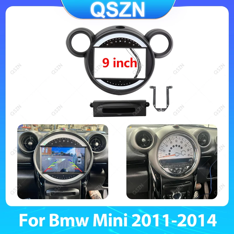For Bmw Mini 2011-2014 9inch Matt black Car Radio Fascia Auto Stereo Audio Player DVD Panel Dash Kit Frame Center Console Holder
For Bmw Mini 2011-2014 9inch Matt black Car Radio Fascia Auto Stereo Audio Player DVD Panel Dash Kit Frame Center Console Holder