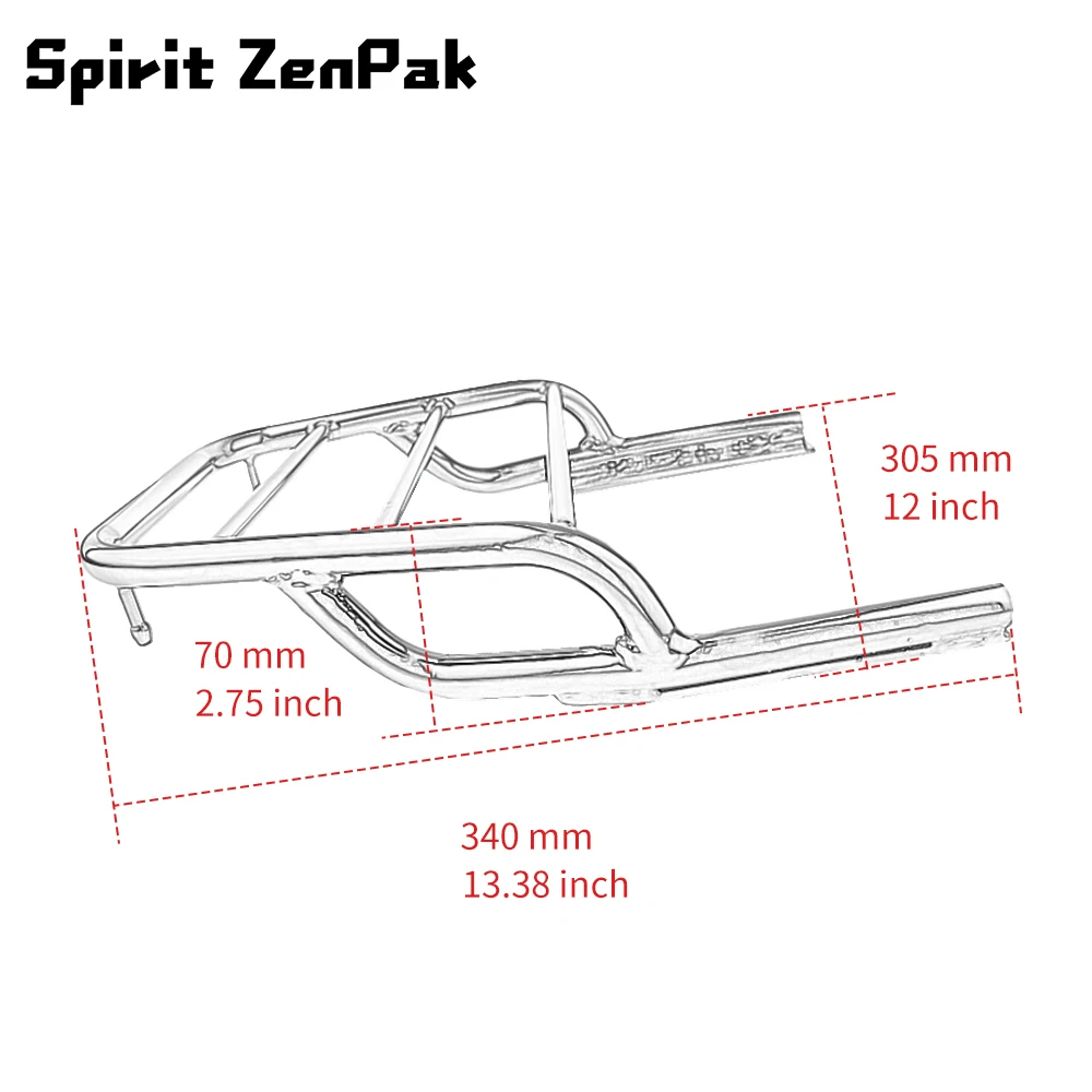 Rear luggage carrier Fit CT125 Hunter Cub 2020-2025 Trail 125 2021-2025 Motorcycle Tail Rack
Rear luggage carrier Fit CT125 Hunter Cub 2020-2025 Trail 125 2021-2025 Motorcycle Tail Rack
