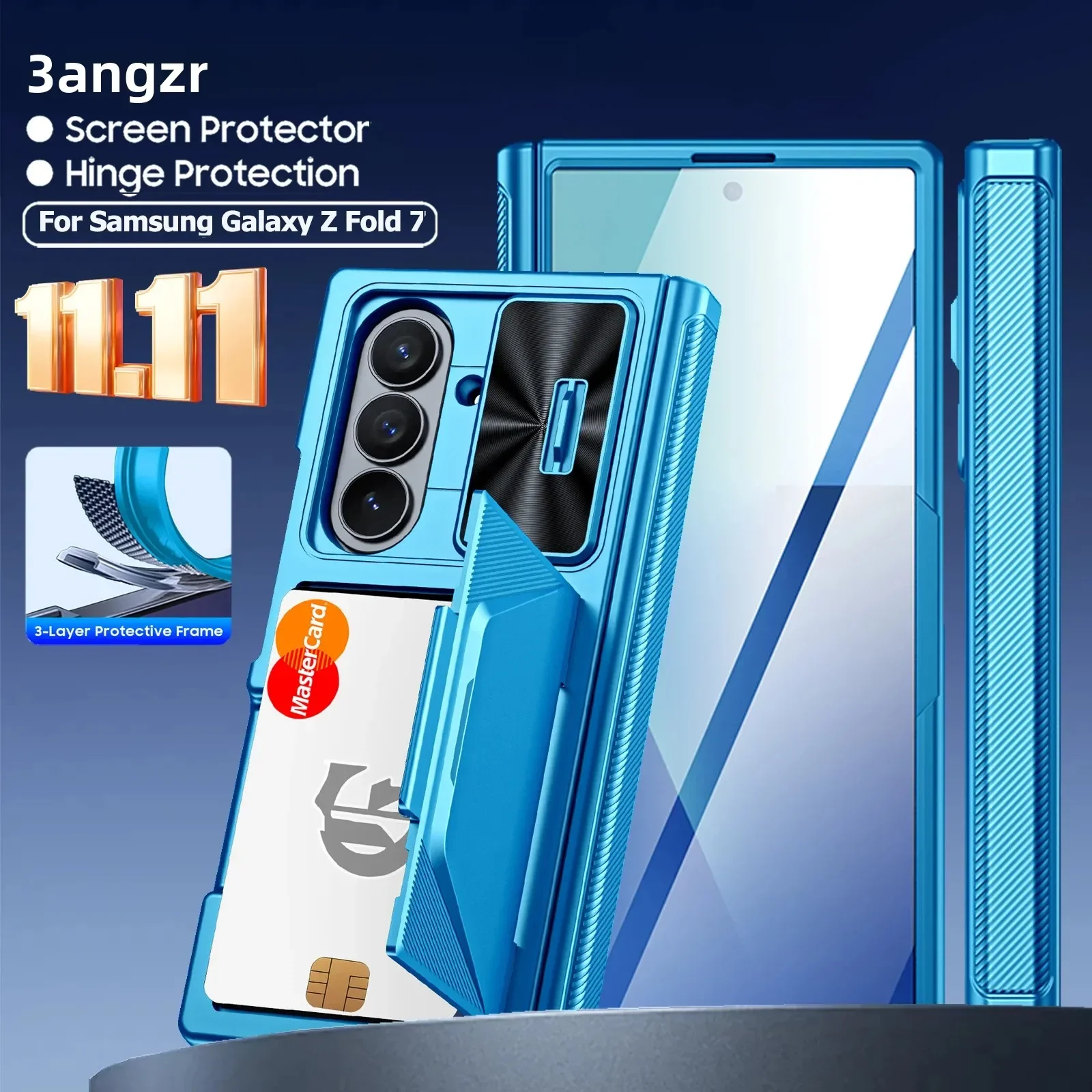 Глобальный карнавальный фестиваль, чехол для Galaxy Z Fold 7, RFID-кошелек с держателем для карт, чехол для камеры, противоударный чехол-голубой
Глобальный карнавальный фестиваль, чехол для Galaxy Z Fold 7, RFID-кошелек с держателем для карт, чехол для камеры, противоударный чехол-голубой